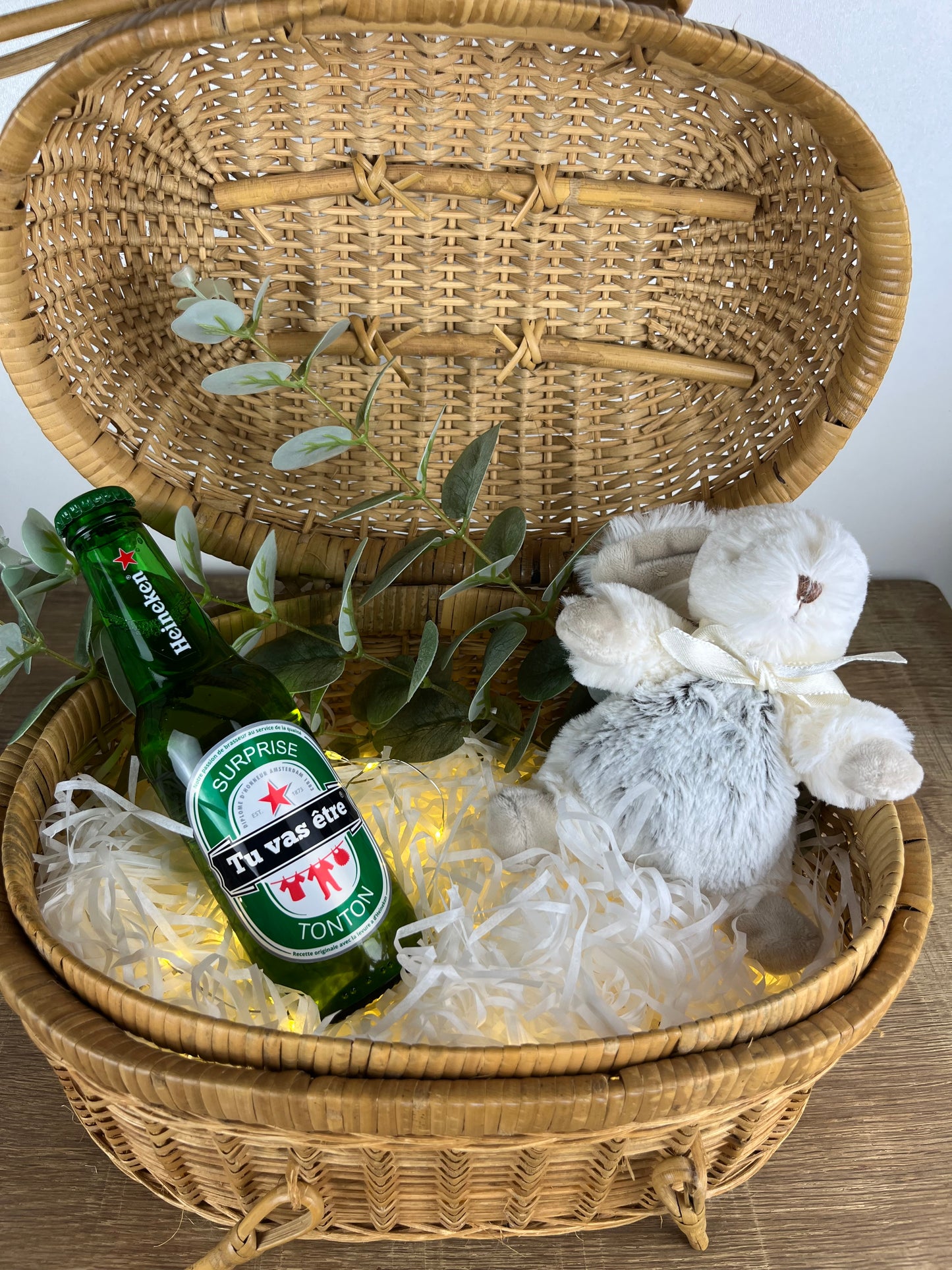 ETIQUETTE POUR BIERE HEINEKEN ANNONCE GROSSESSE