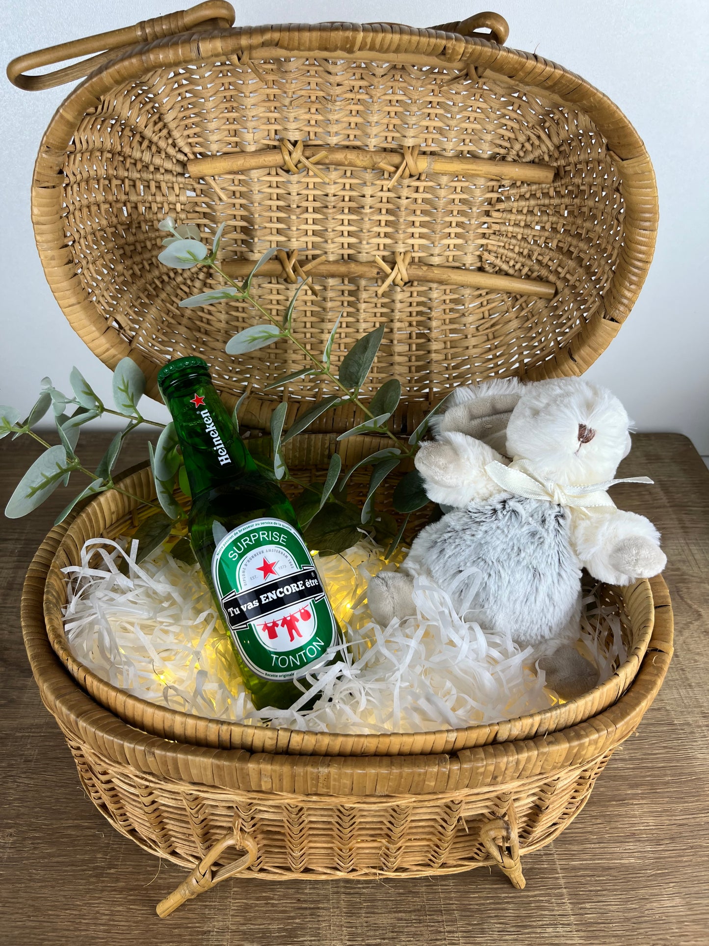 ETIQUETTE POUR BIERE HEINEKEN ANNONCE GROSSESSE