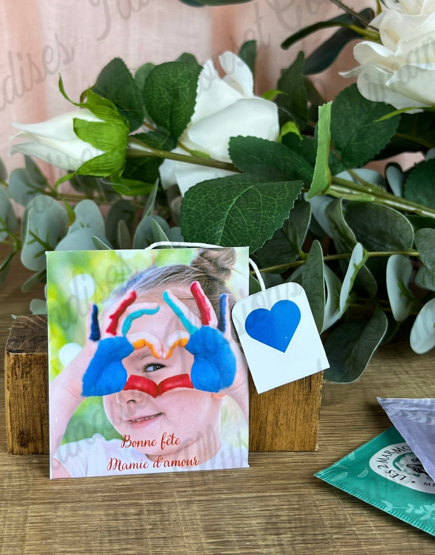 Enveloppes pour sachets de thé ou tisane (Lot de 6)
