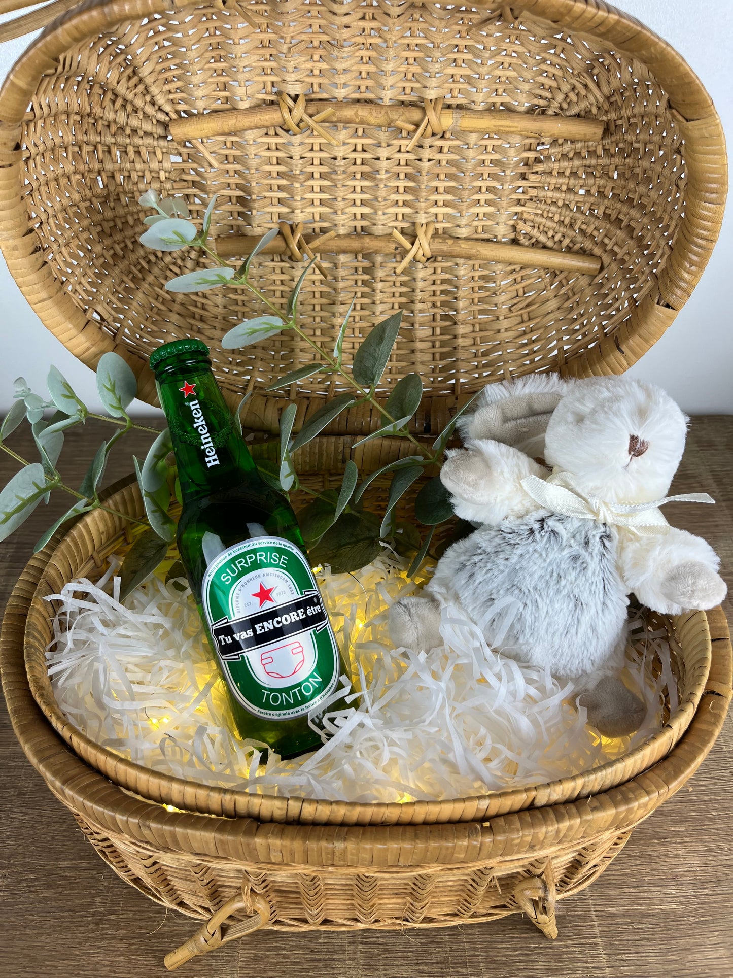 ETIQUETTE POUR BIERE HEINEKEN ANNONCE GROSSESSE