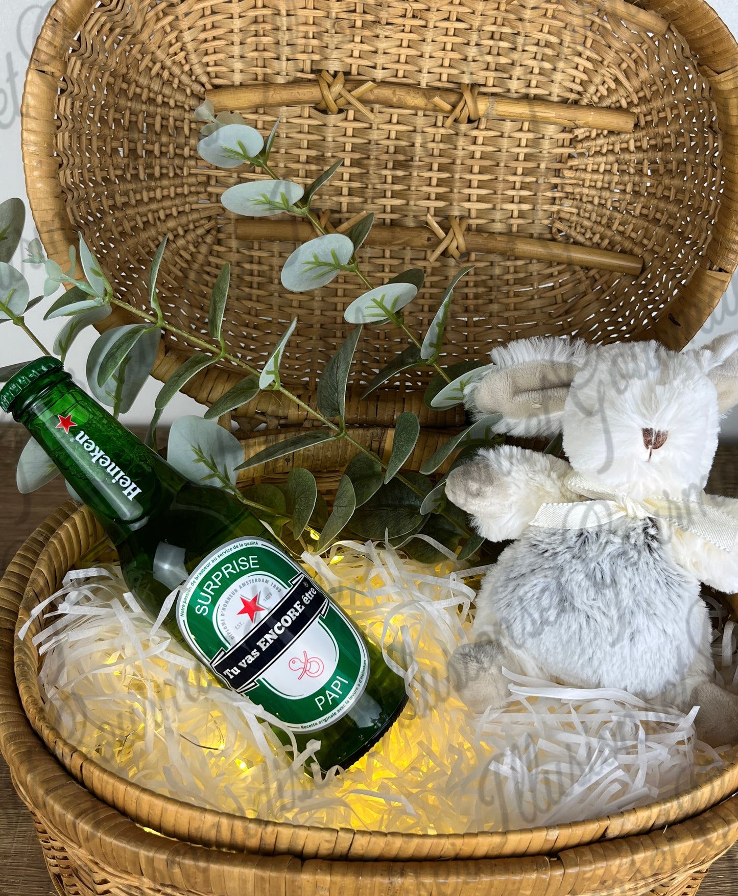 ETIQUETTE POUR BIERE HEINEKEN ANNONCE GROSSESSE
