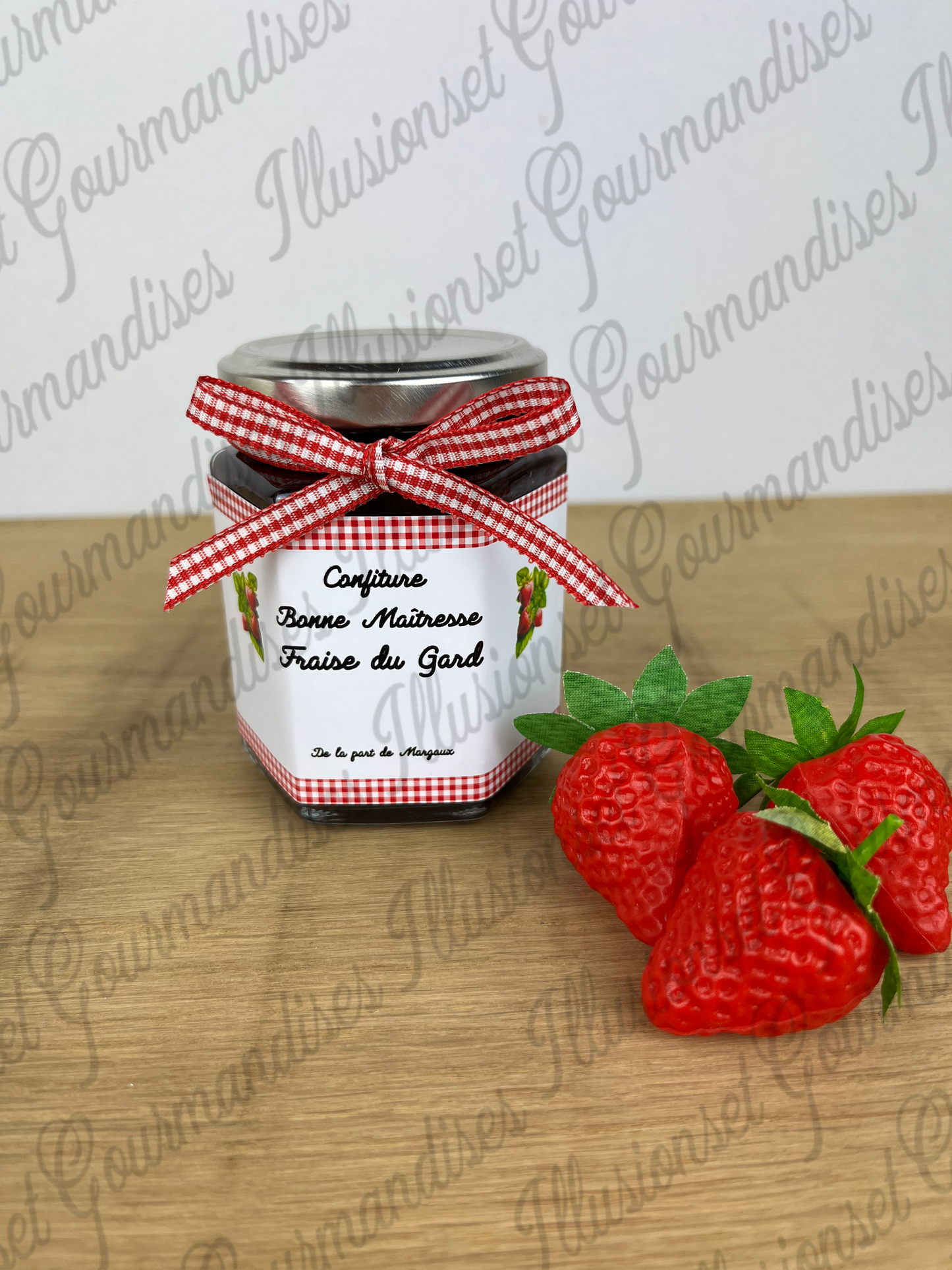 CONFITURE ARTISANNALE DE GRANDE QUALITE FRAISES DU GARD