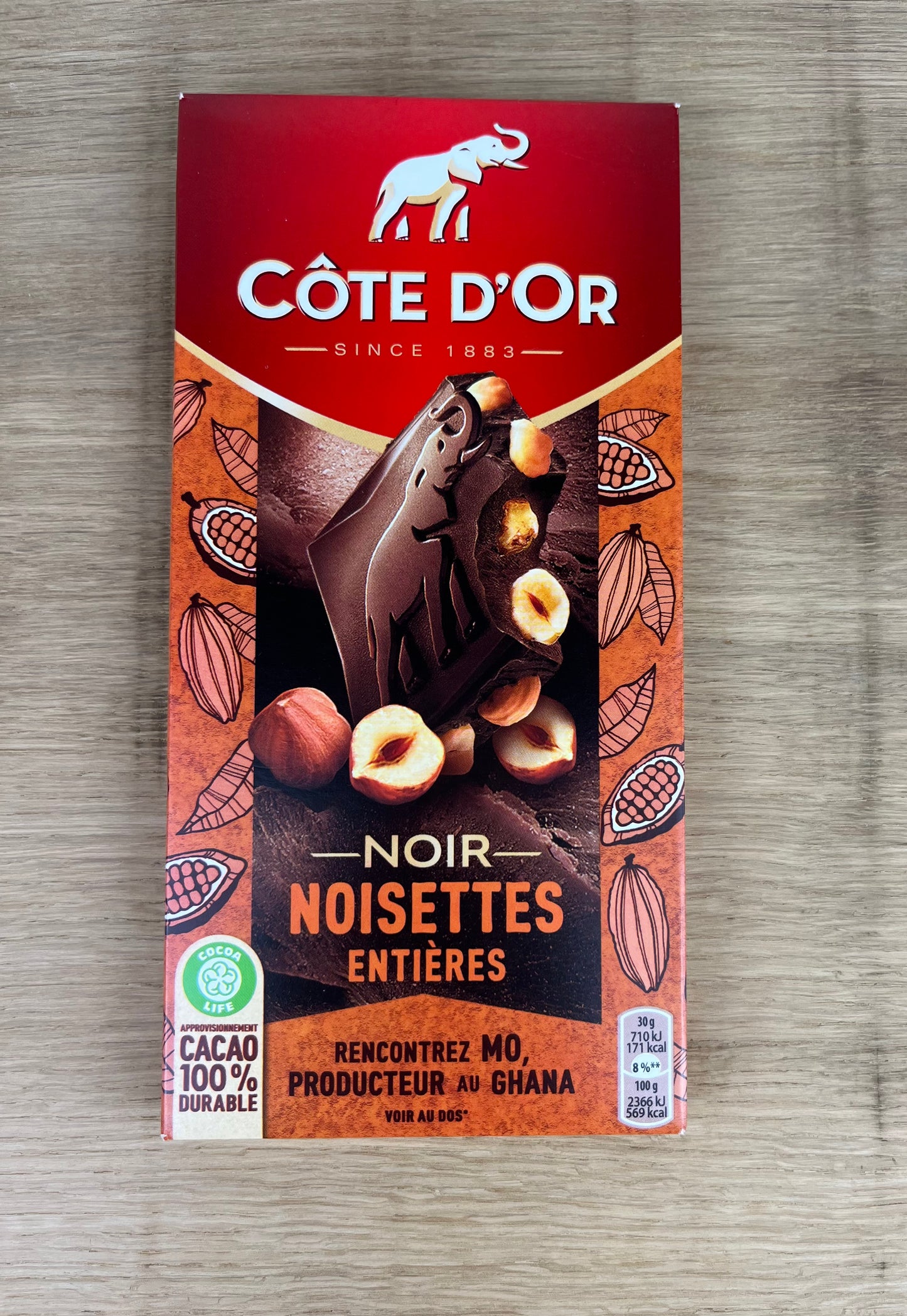 Aujourd'hui nous fêtons les Odette TABLETTE DE CHOCOLAT COTE D'OR BONNE FETE MAMIE CHERIE