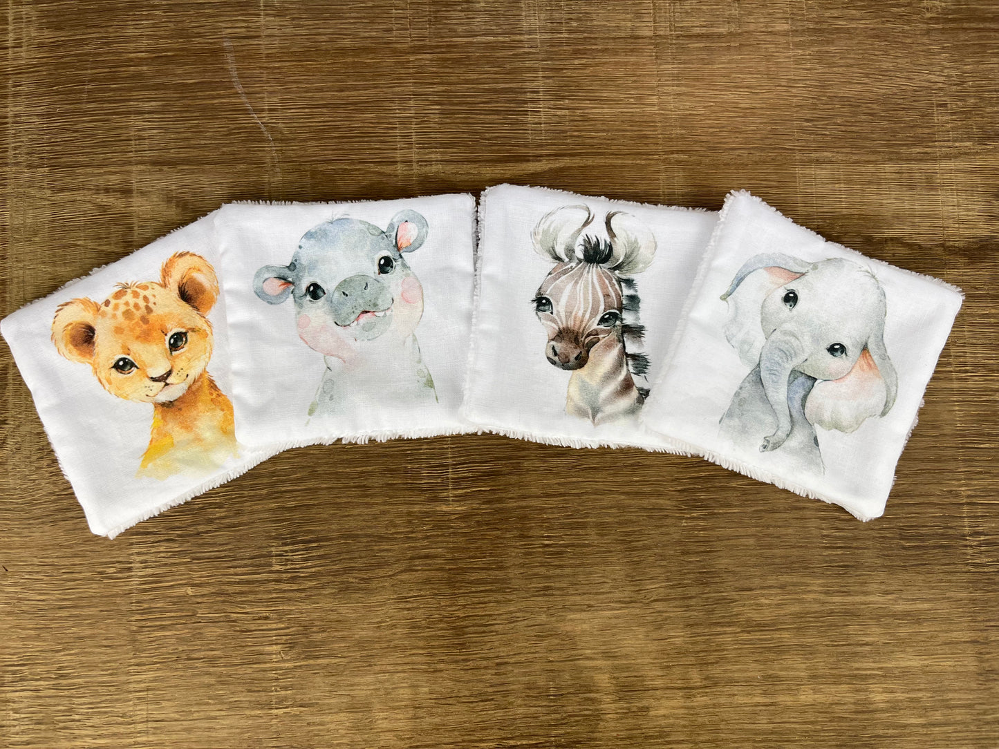 LINGETTES DEBARBOUILLETTES POUR ENFANT EN COTON OEKO TEX ET BAMBOU BIO
