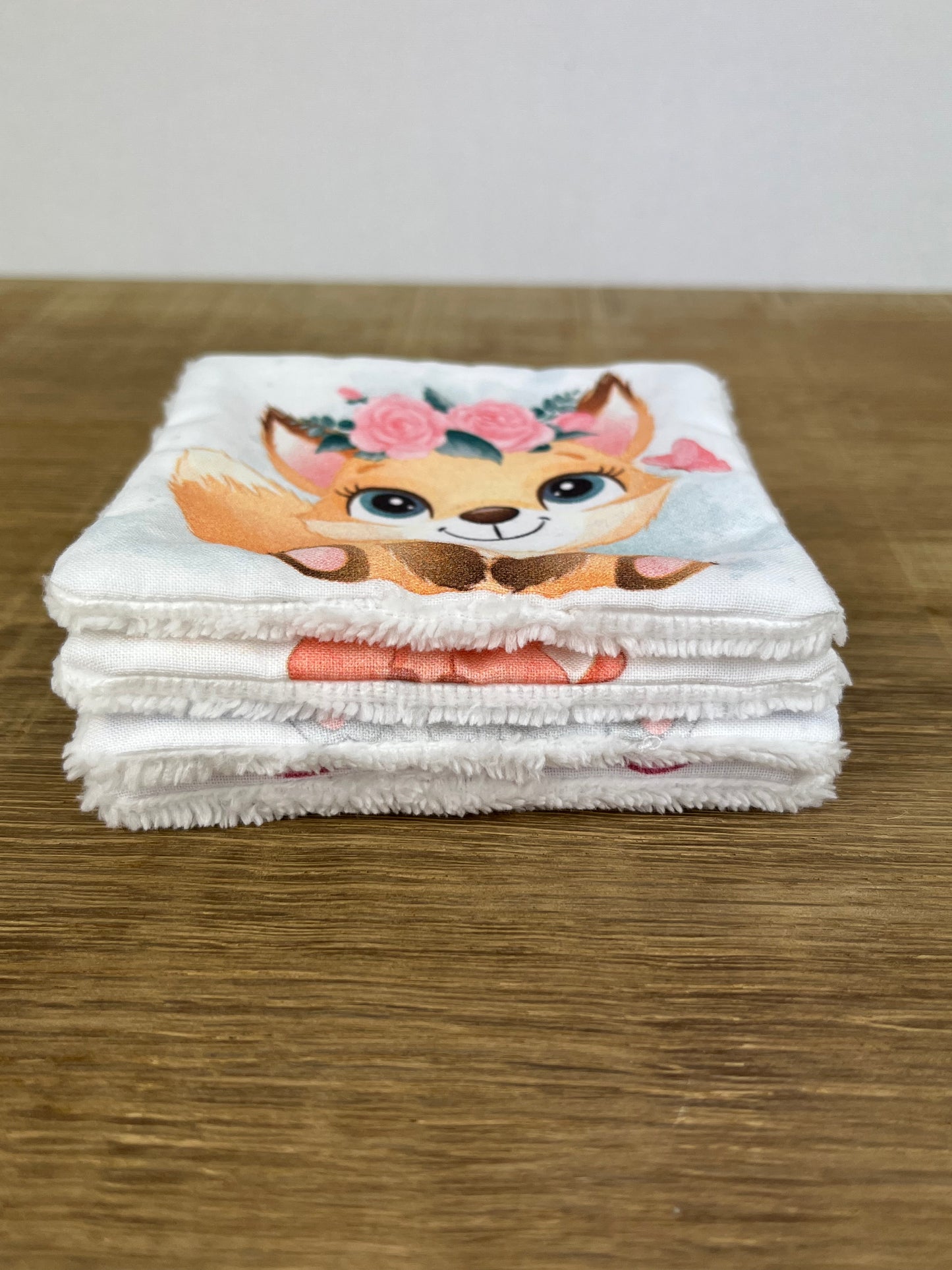 LINGETTES DEBARBOUILLETTES POUR ENFANT EN COTON OEKO TEX OU BAMBOU BIO