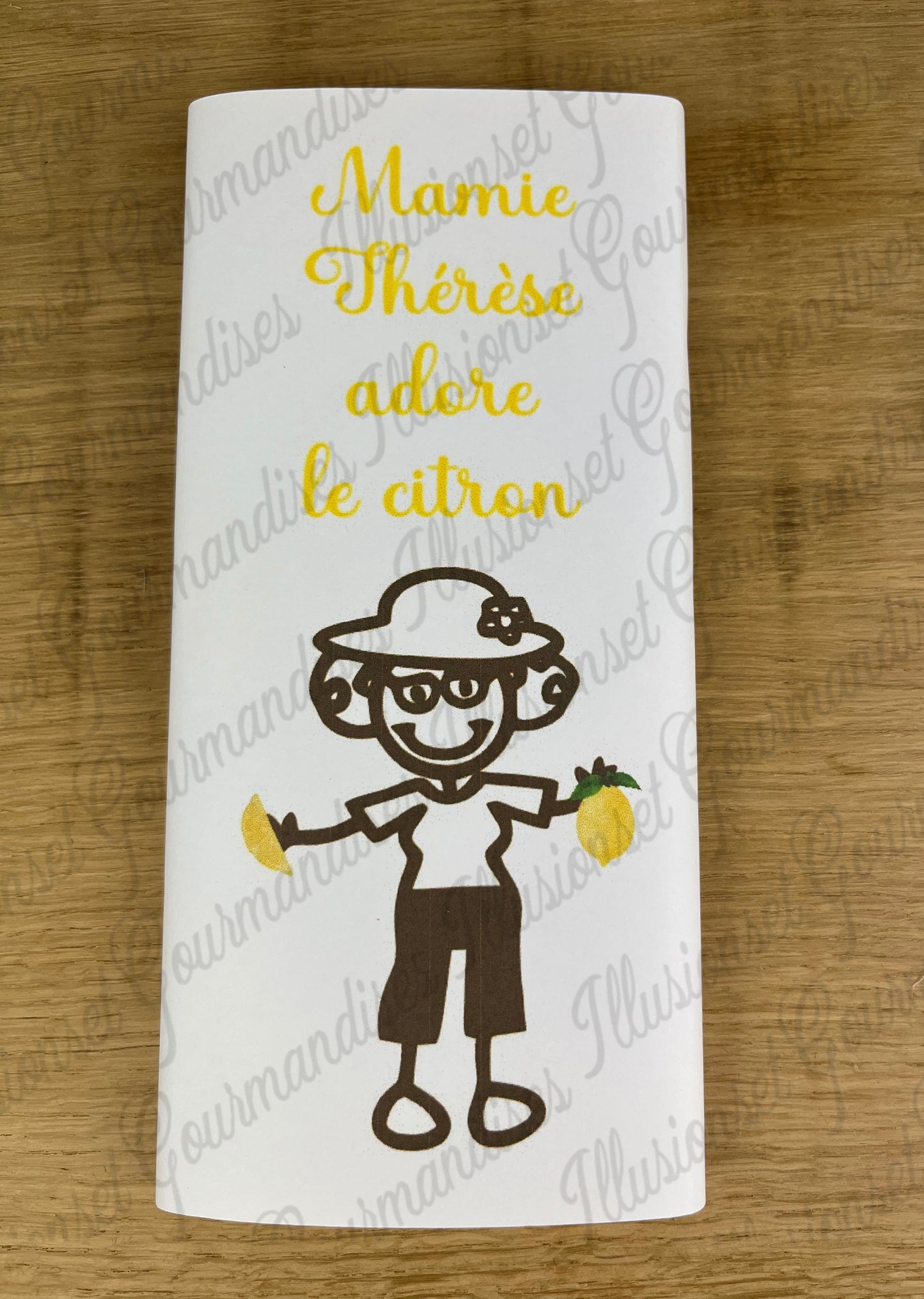 TABLETTE MAMIE AIME LE CITRON (humoristique)