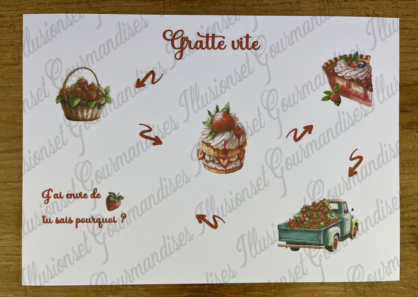 ANNONCE GROSSESSE AU CONJOINT OU AUTRES ÊTRES CHERS (fraises)