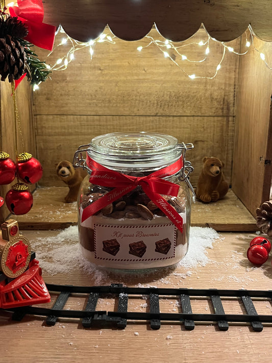 KIT POUR BROWNIES AUX AMANDES
