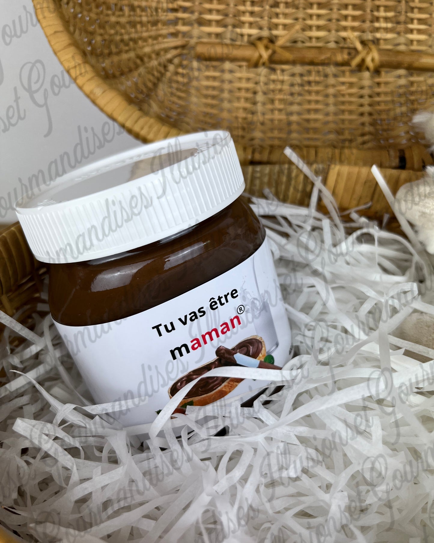 Annonce grossesse pour amateurs de Nutella.Tu vas être maman