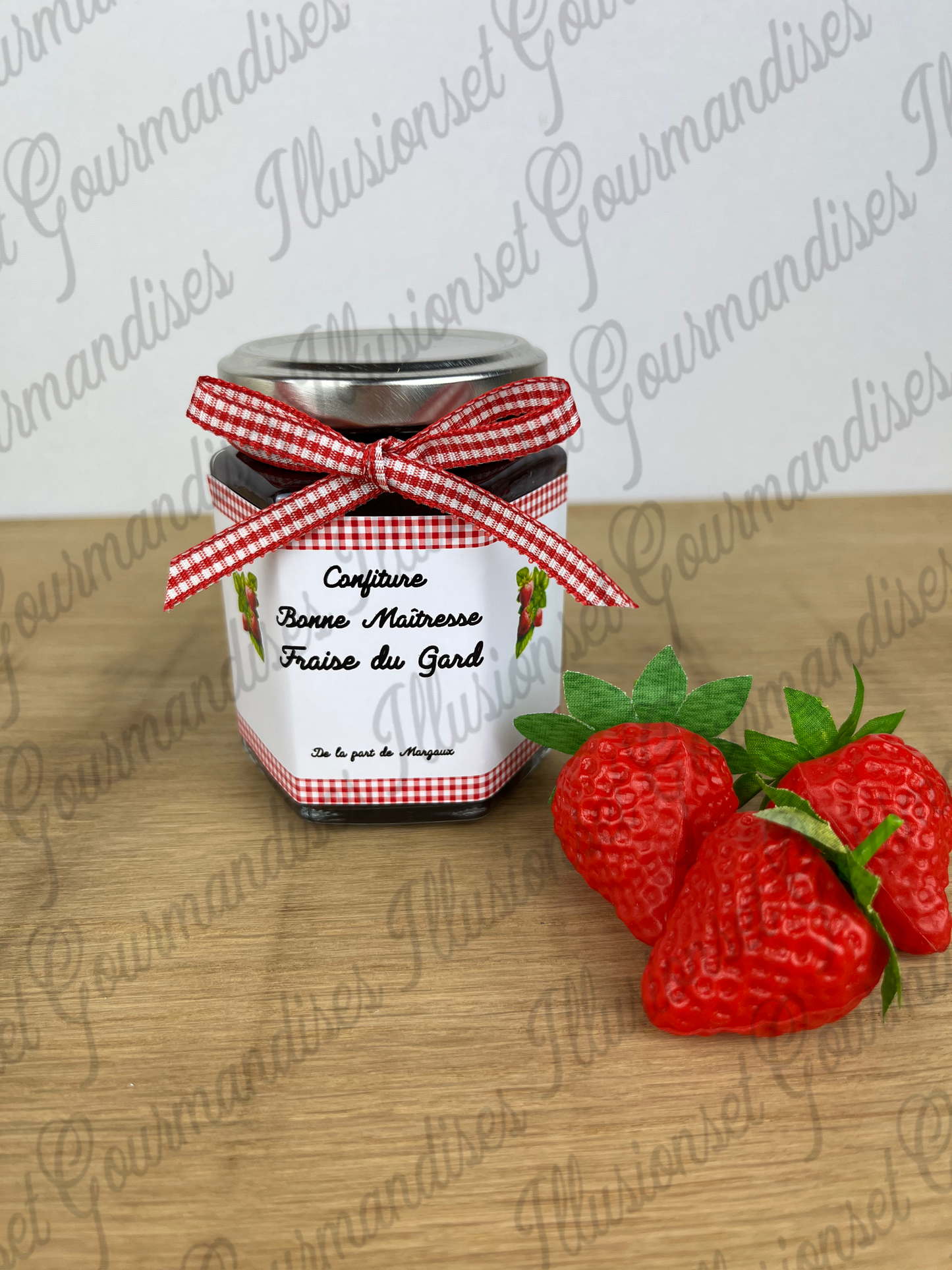 CONFITURE ARTISANNALE DE GRANDE QUALITE  FRAISES DU GARD