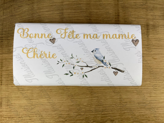 Aujourd'hui nous fêtons les Odette TABLETTE DE CHOCOLAT COTE D'OR BONNE FETE MAMIE CHERIE