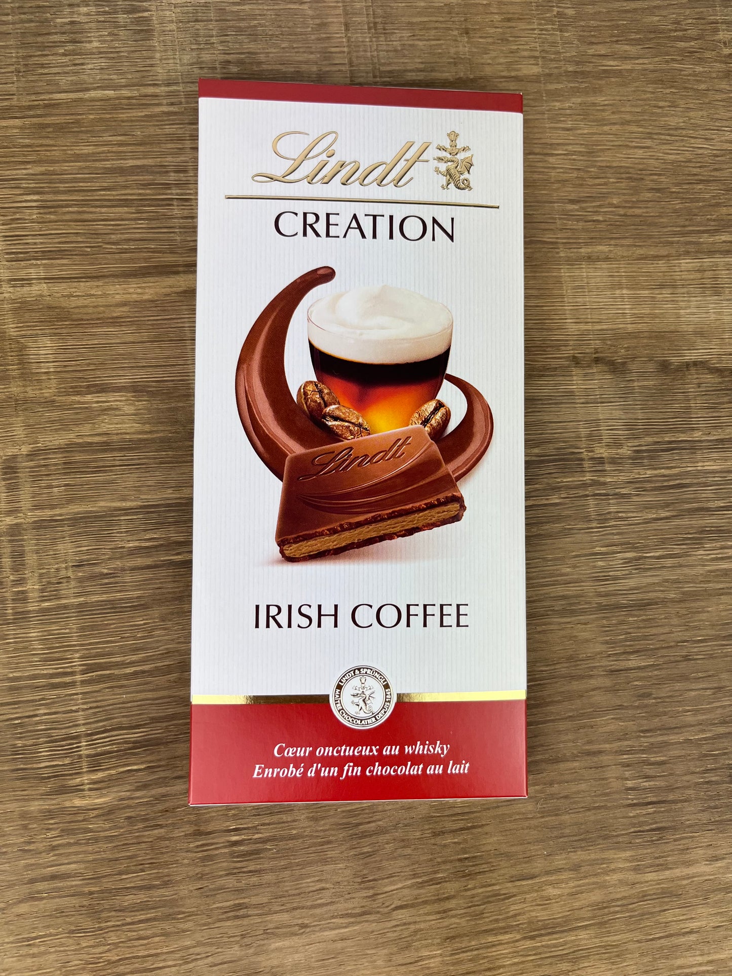 TABLETTE DE CHOCOLAT LINDT CREATION IRISH COFFEE – Illusions et Gourmandises