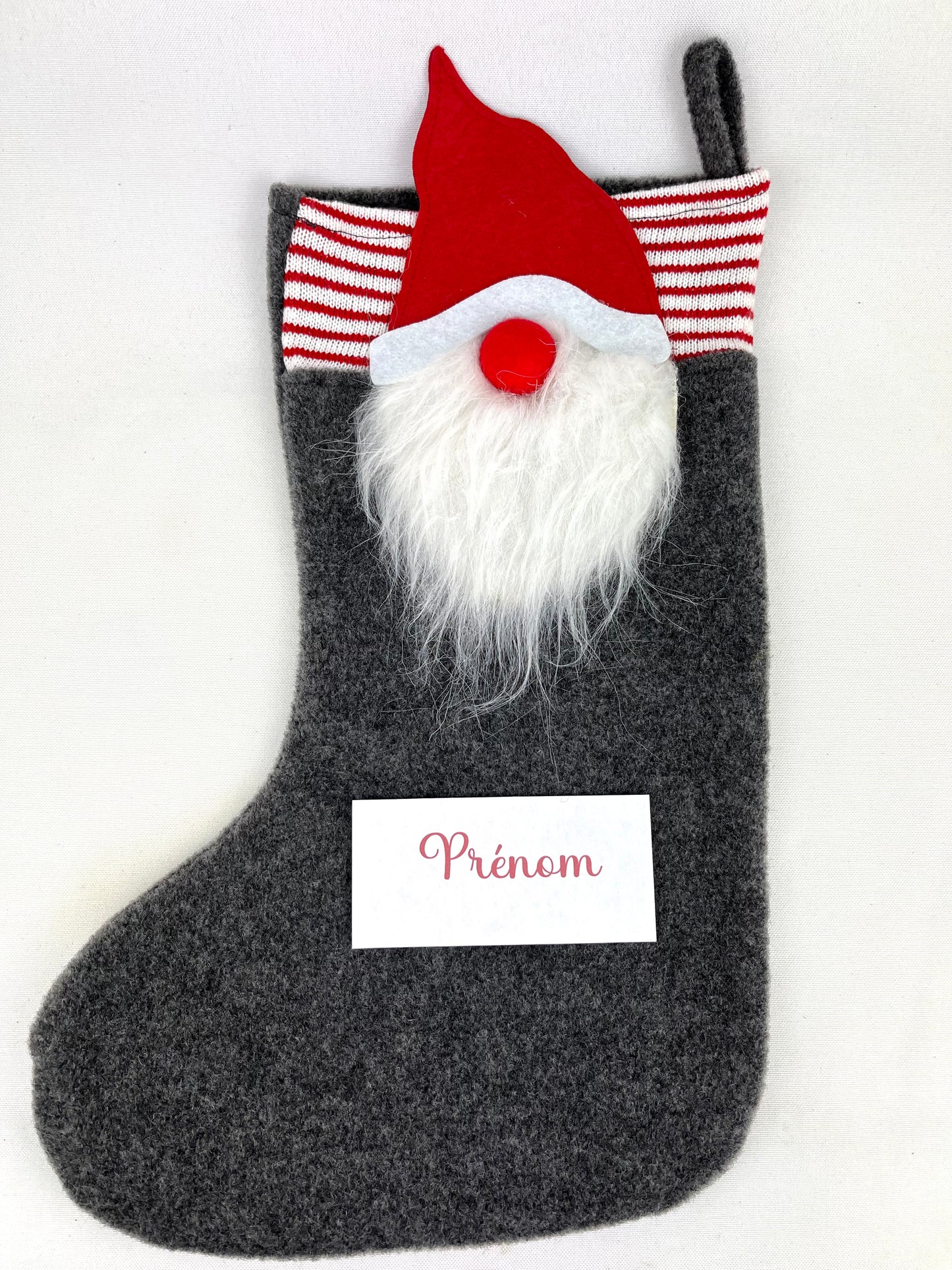 CHAUSSETTE DE NOËL PERSONNALISABLE (Père Noël norvégien)